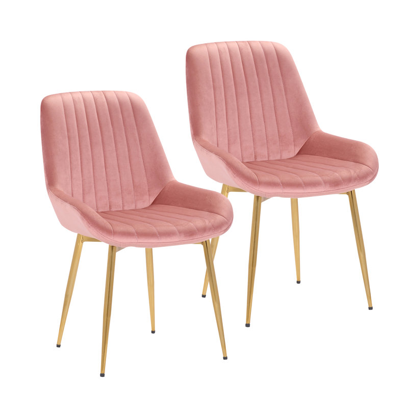 Etta Avenue™ Alannah Velvet Side Chair & Reviews Wayfair